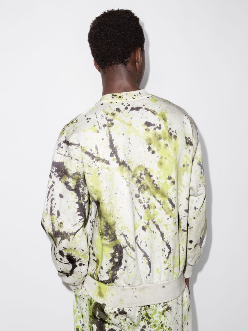 No Problemo Paint Splatter Cotton Sweatshirt
