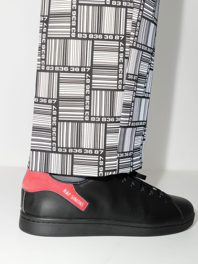 Black Orion Low Top Leather Sneakers