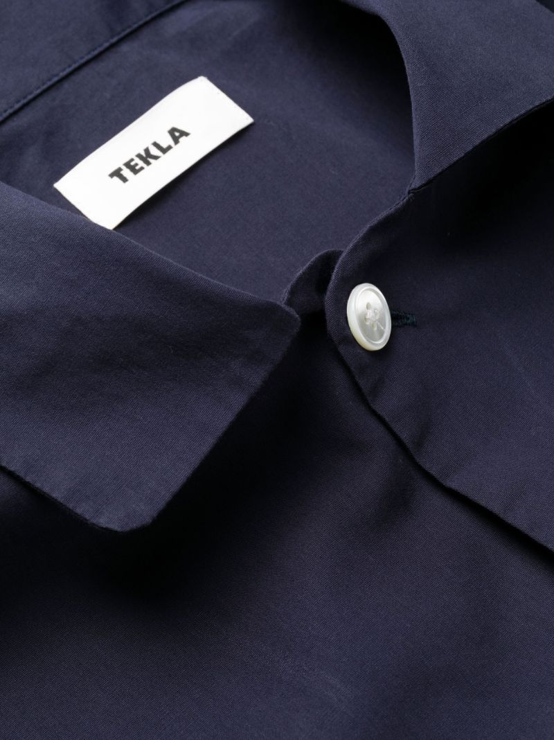 Blue Organic Cotton Pyjama Shirt