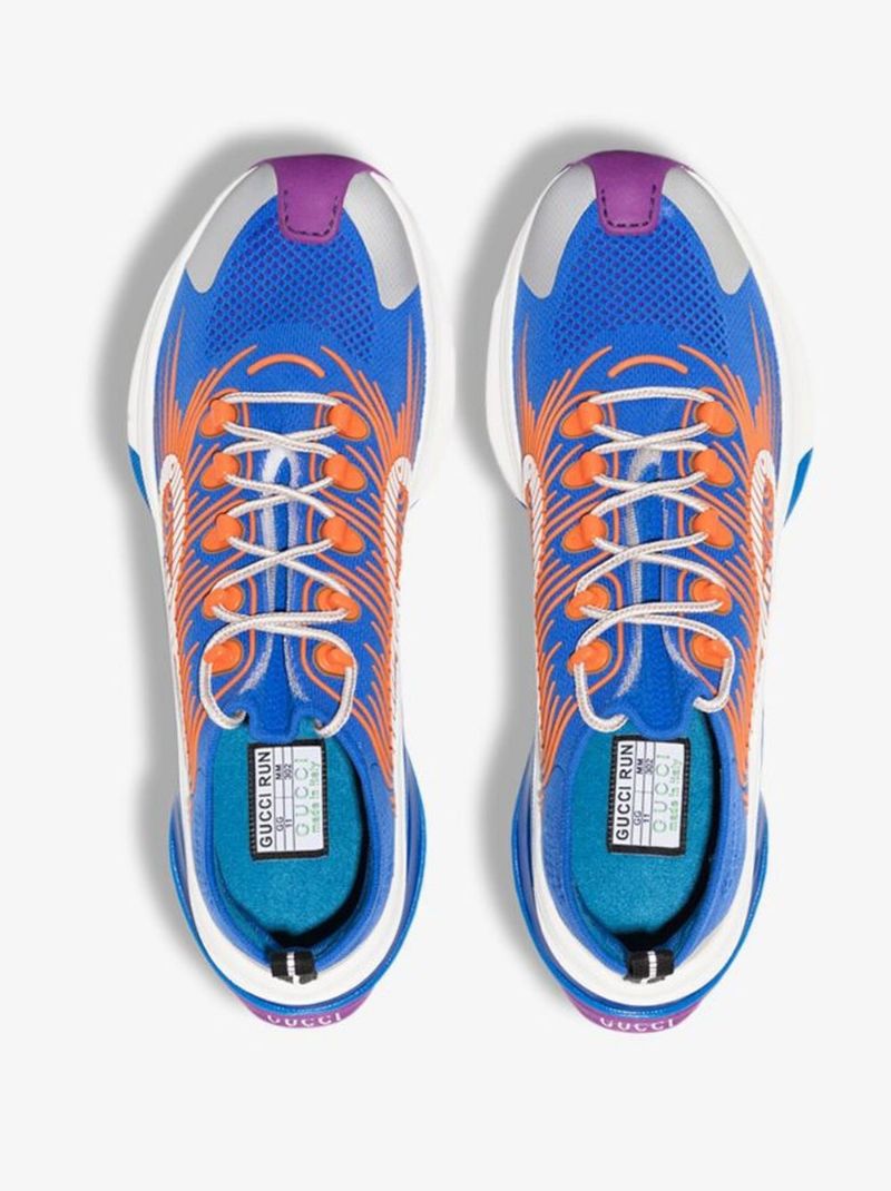 Blue Run Low Top Sneakers