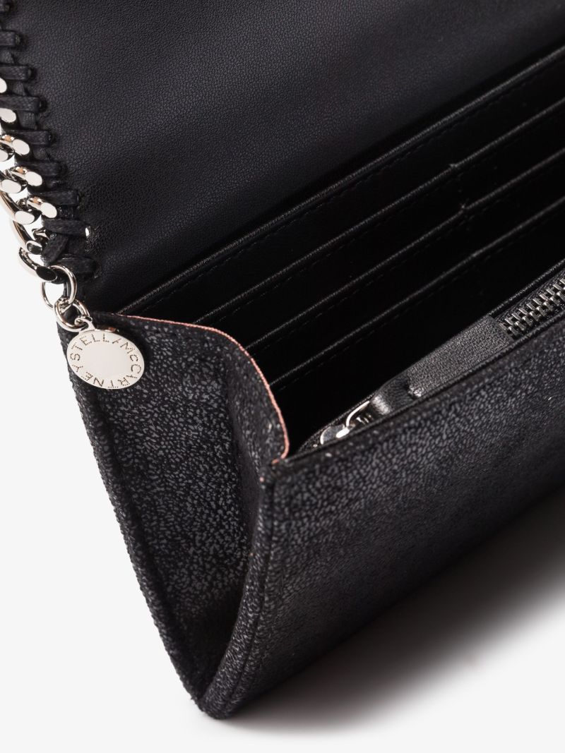 Black Falabella Continental Wallet