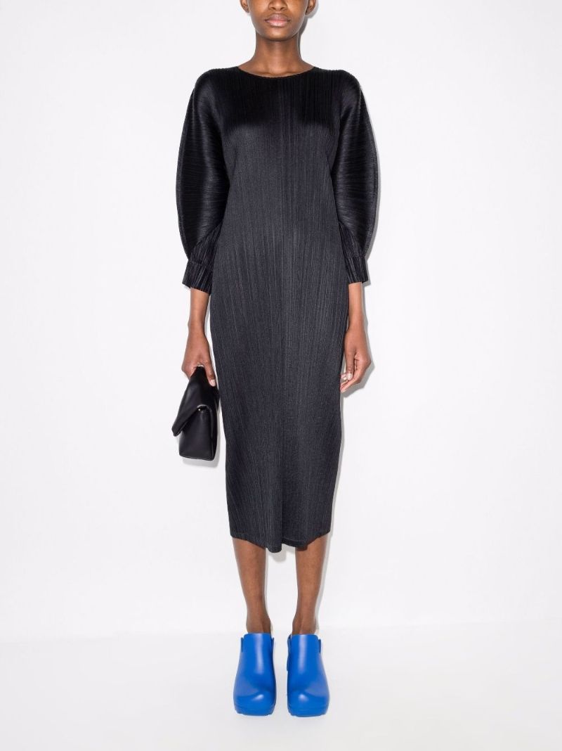 Monthly Colours January PlissÃ_x0083_© Midi Dress