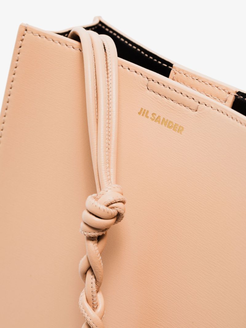Neutral Tangle Leather Small Cross Body Bag