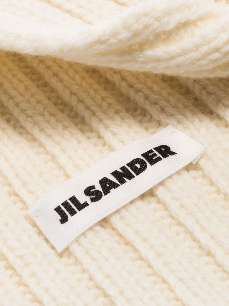 White Canberra Wool Scarf