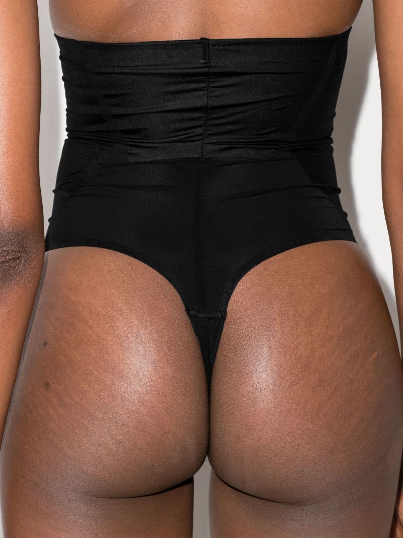 Black Haute Contour High-waisted Thong