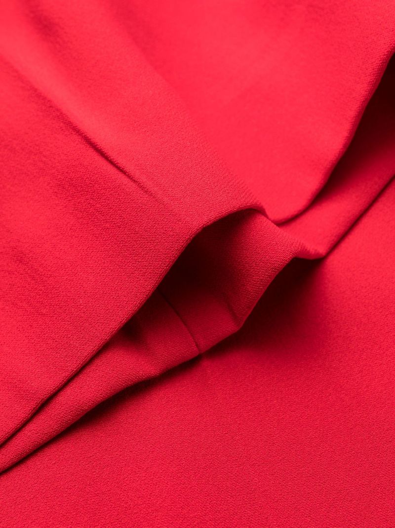 Red Bootcut Trousers