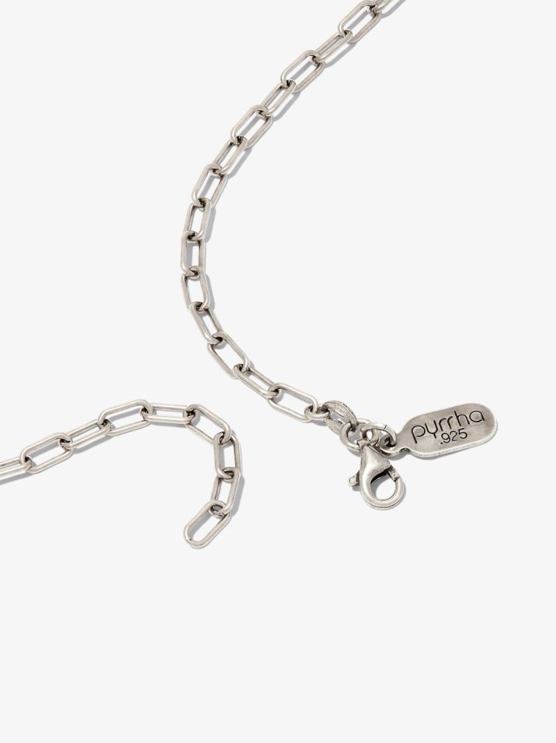 Sterling Silver Struggle and Emerge Chain Necklace