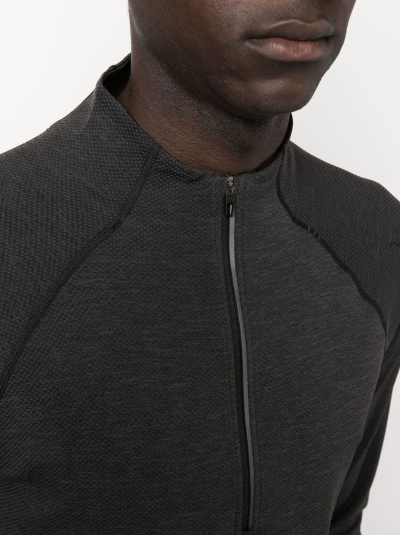 Black Metal Vent Tech Half-zip Running Top