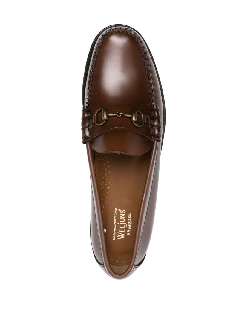 Brown Lincoln Heritage Leather Loafers