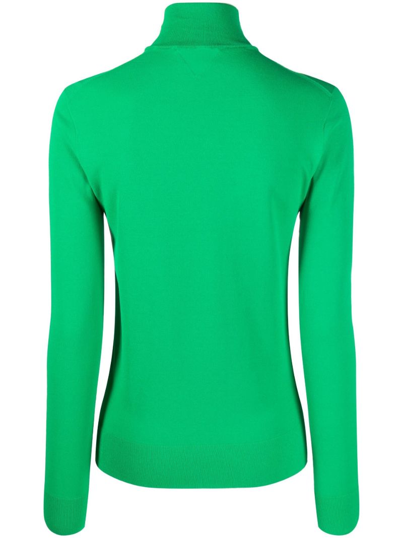 Green Roll-neck Sweater