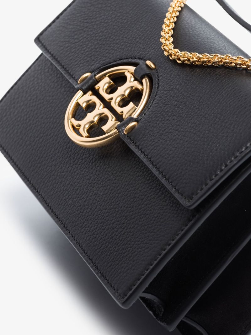 Black Miller Small Leather Shoulder Bag