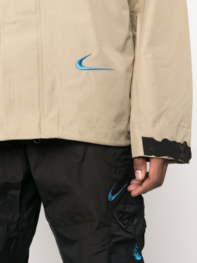 X Off-white Neutral Hooded Jacket