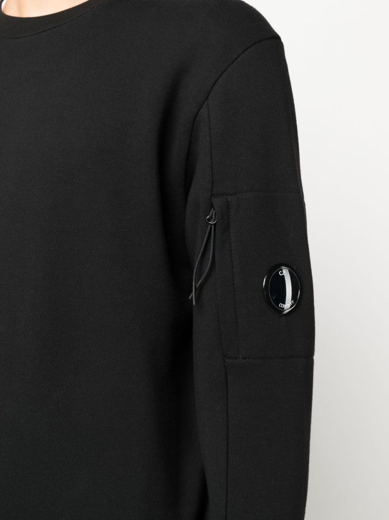 Black Cotton Sweatshirt