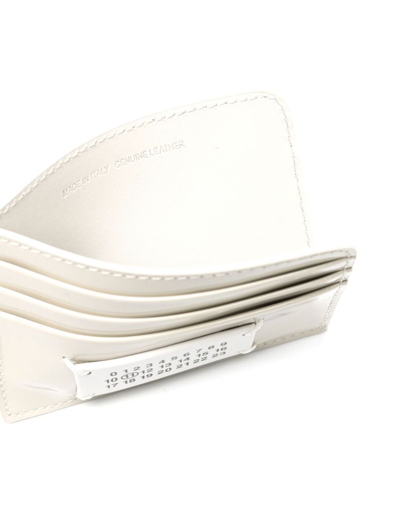 Neutral Number Logo Leather Cardholder