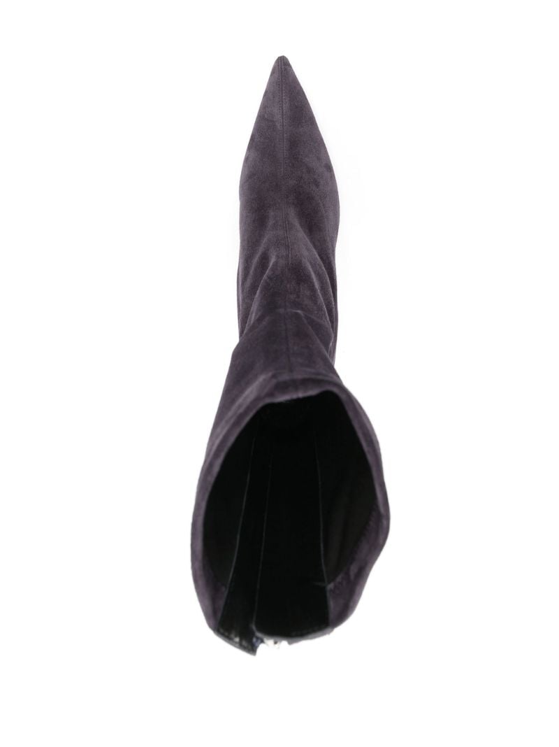 Purple Mama 95 Suede Ankle Boots