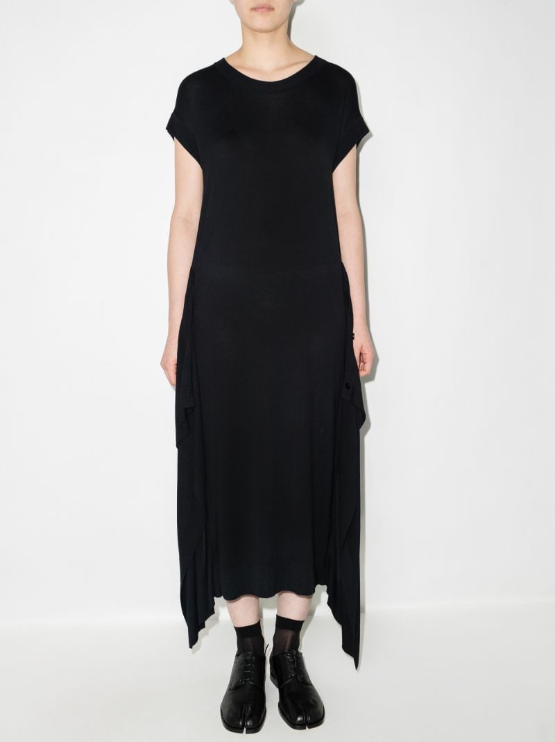 Draped Midi Dress