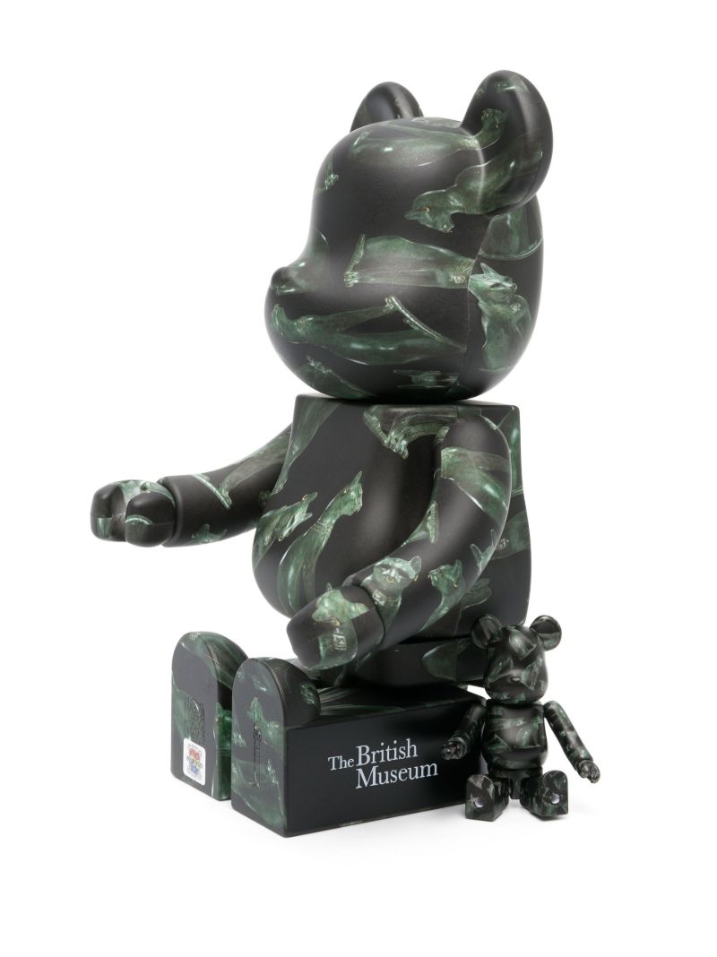Green Be@rbrick Egypt Cat 100% and 400% Fgure Set