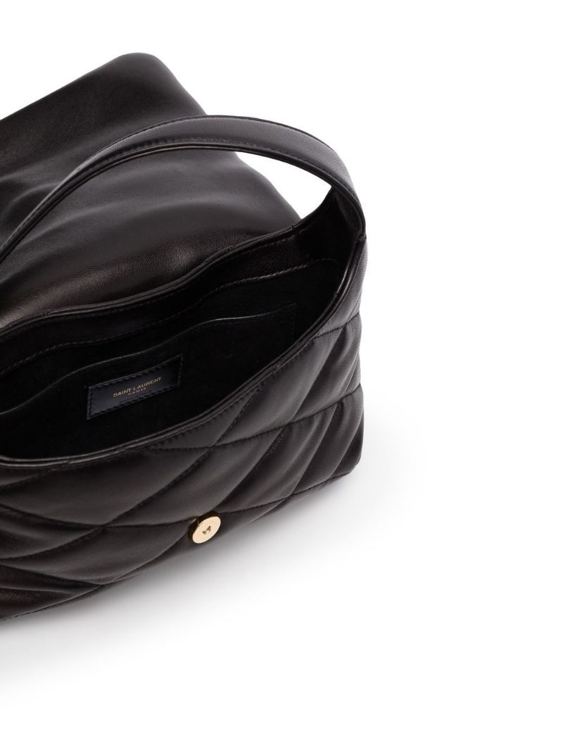 Black Le 57 Quilted Leather Shoulder Bag