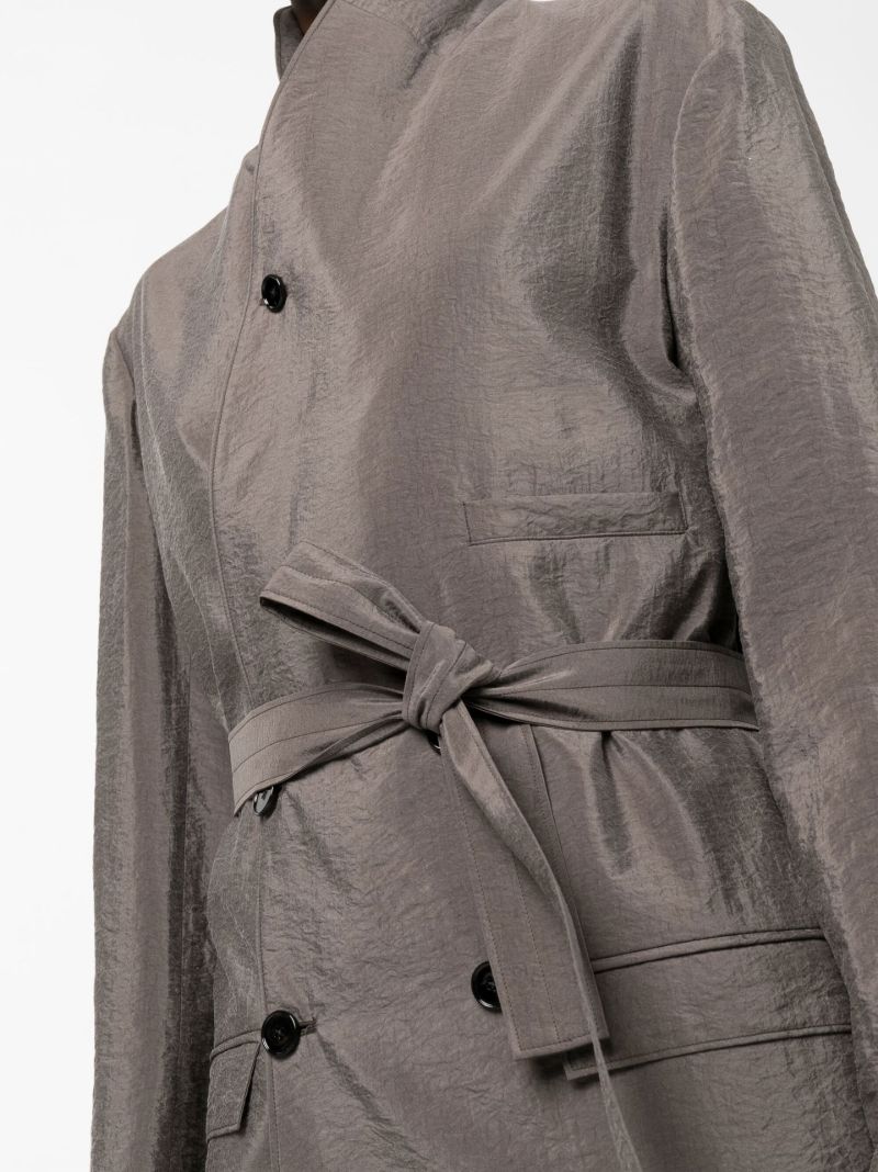 Brown Double-breasted Blazer