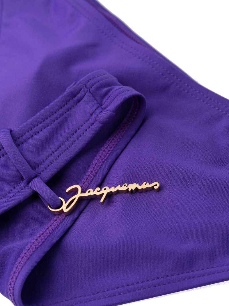 Purple Le Bas De Maillot Signature Bikini Bottoms