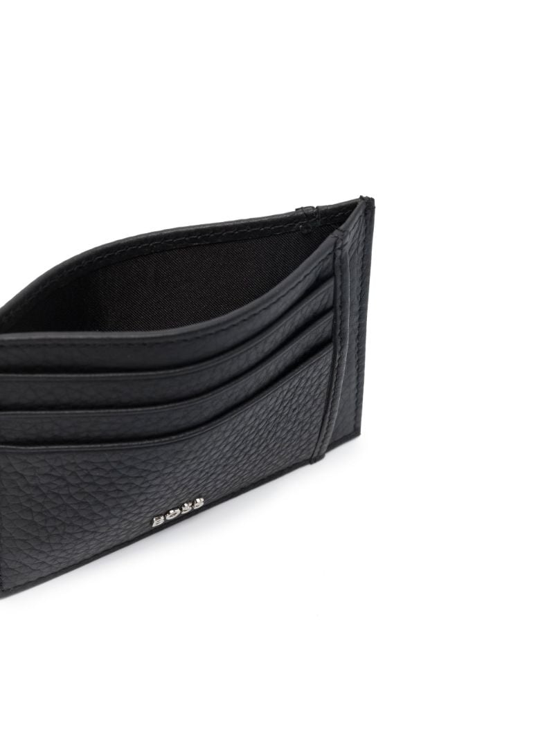 Black Leather Card Holder