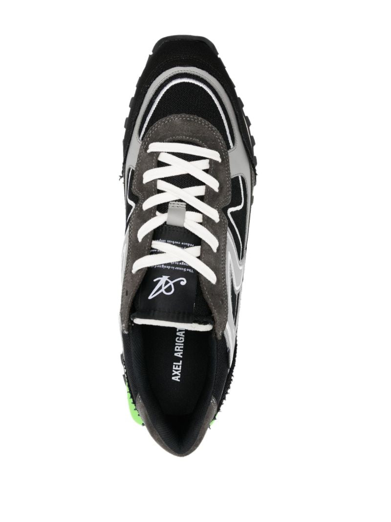 Black Sonar Leather Sneakers