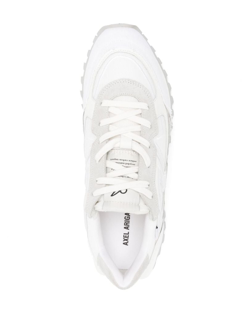 White Sonar Leather Sneakers