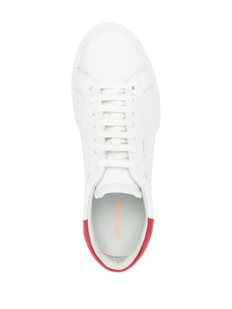 White Atlas Leather Sneakers