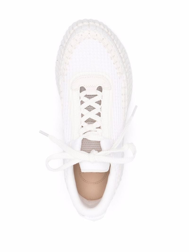 White Nama Recycled Mesh Sneakers