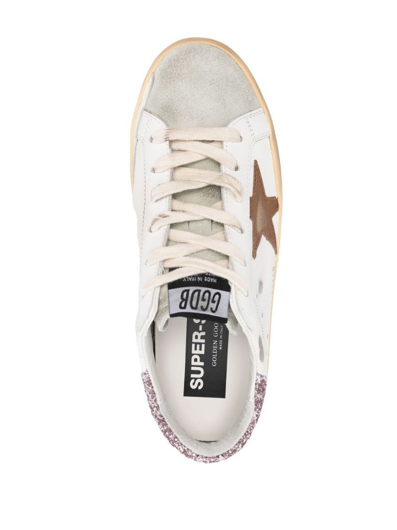 White Super-star Leather Sneakers