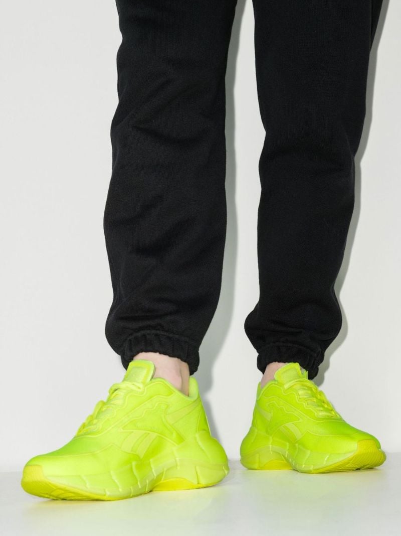 Yellow Zig Kinetica Low Top Mesh Sneakers