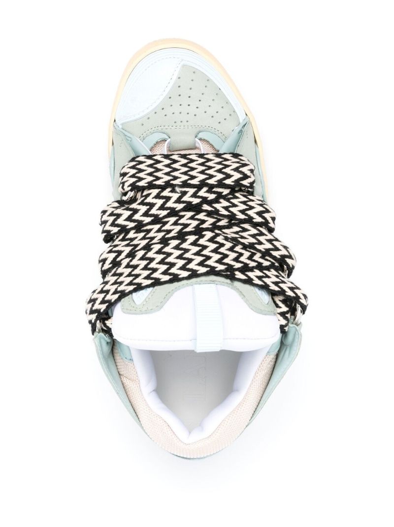 Blue Curb Low Top Sneakers
