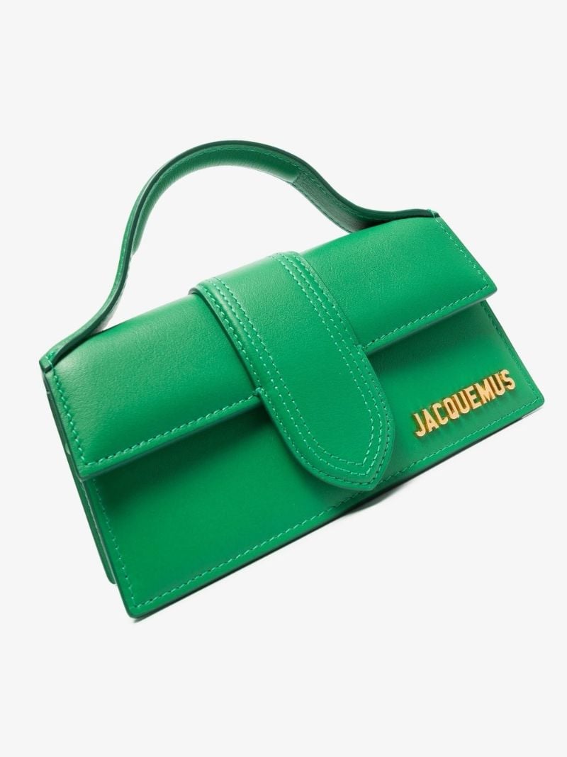 Green Le Bambino Leather Cross Body Bag