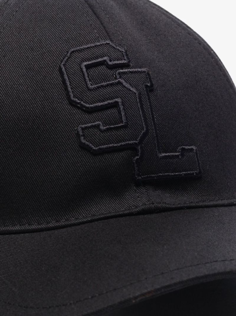 Black College Logo Baseball Cap