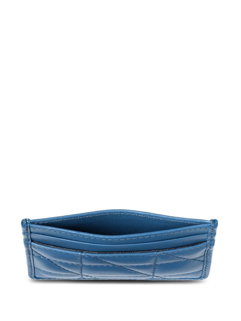 Blue Gg Marmont Leather Card Holder