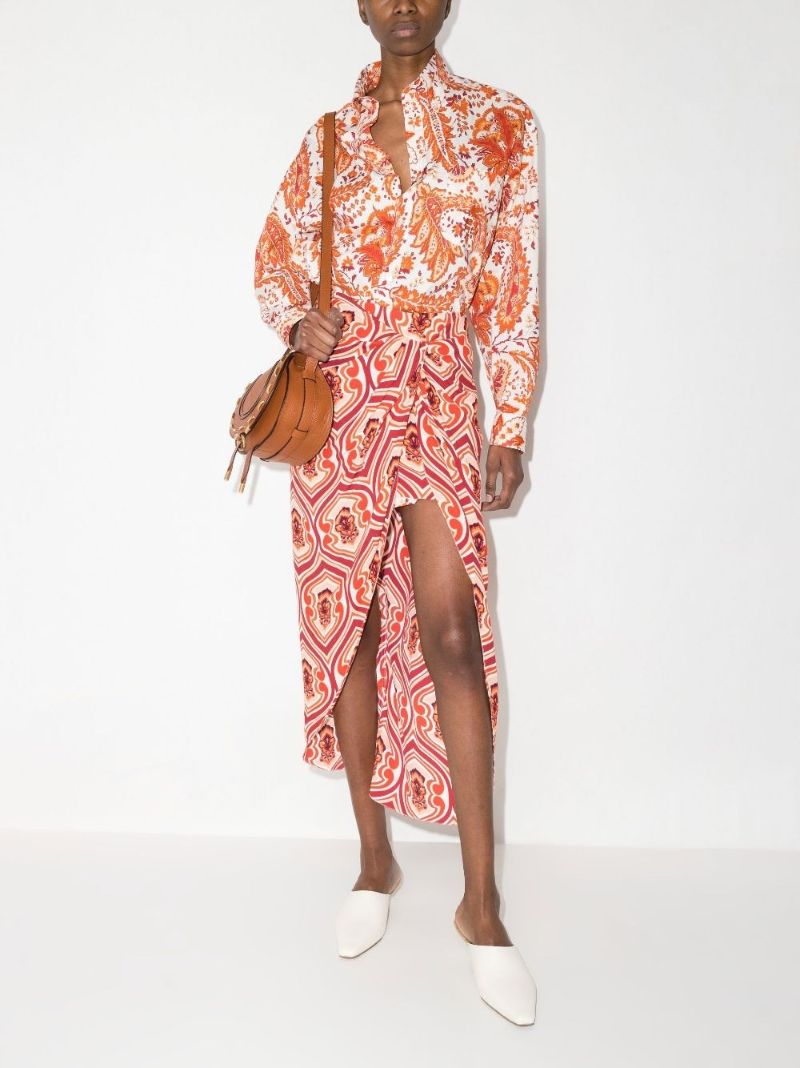 Paisley Print Cotton Shirt