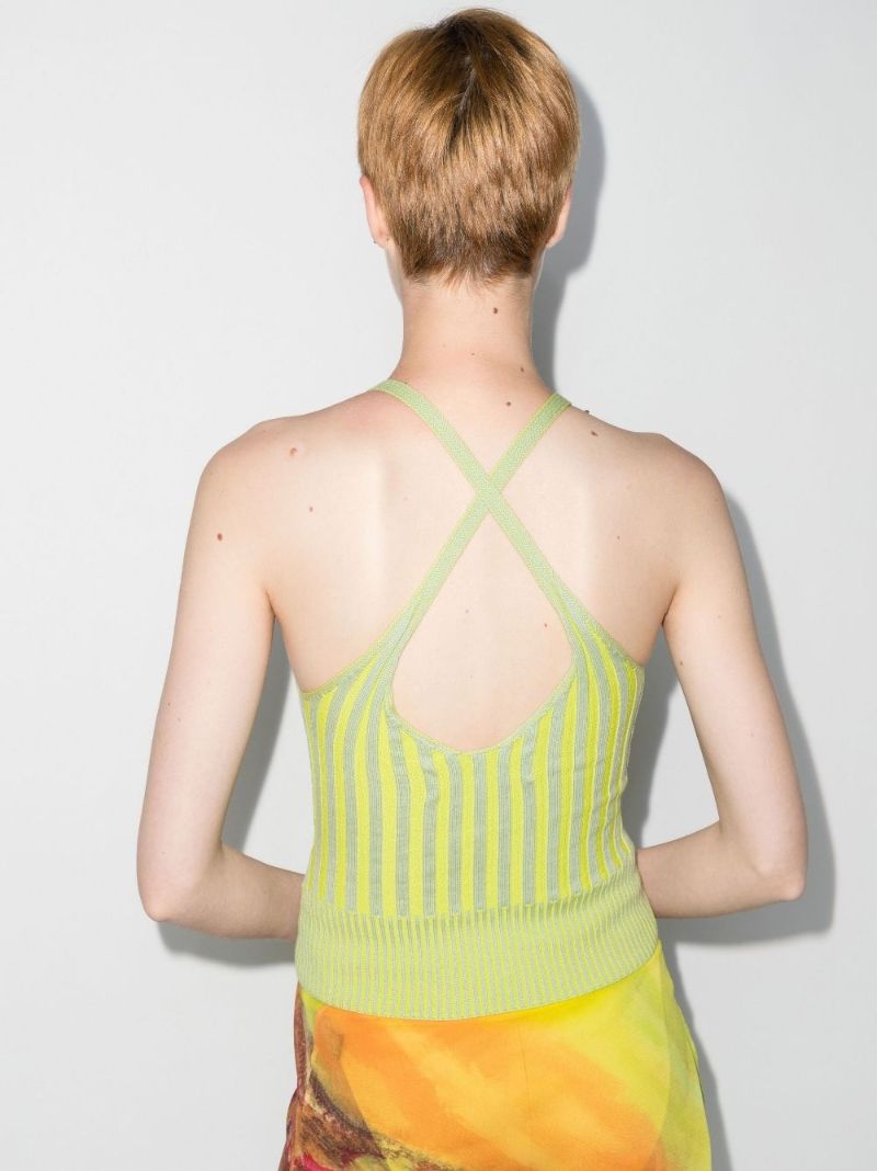 Ribbed Halterneck Top