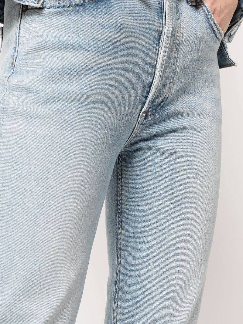 Blue Riley Cropped Jeans