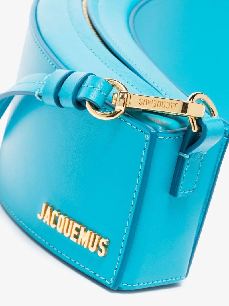 Blue Le Bomba Leather Shoulder Bag