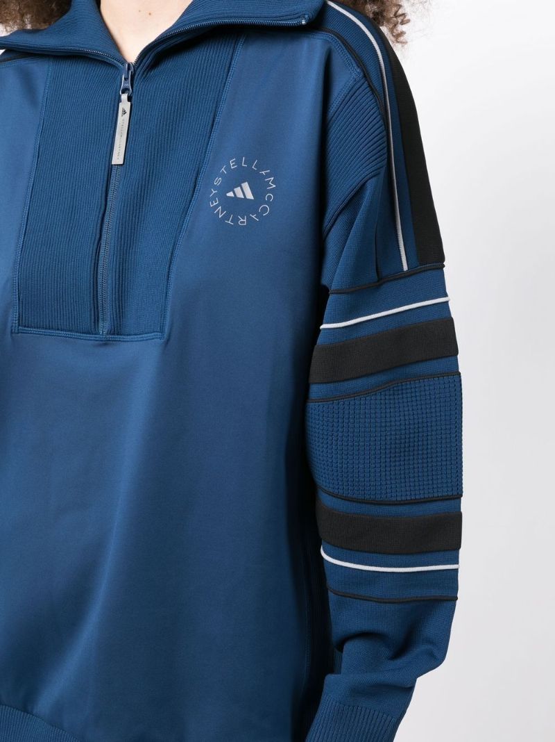 Blue Truenature Knit Track Top