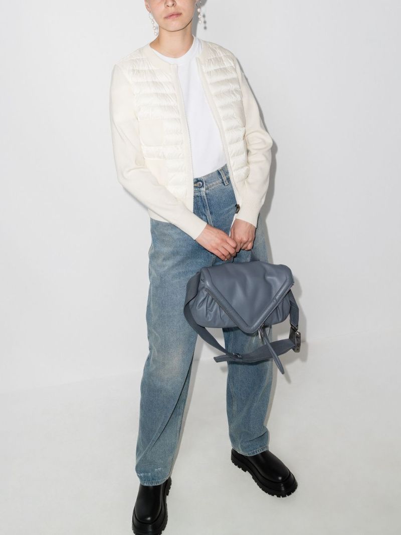 Padded Zip-up Sweater