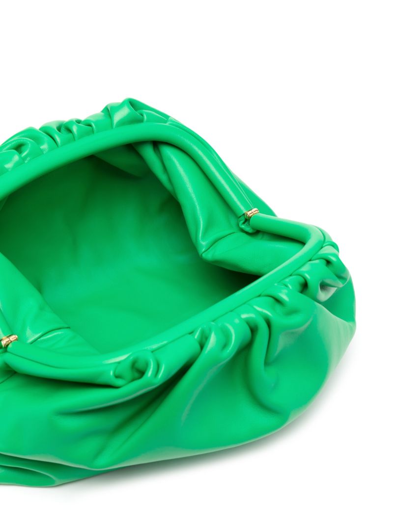 Green Teen Pouch Leather Clutch Bag
