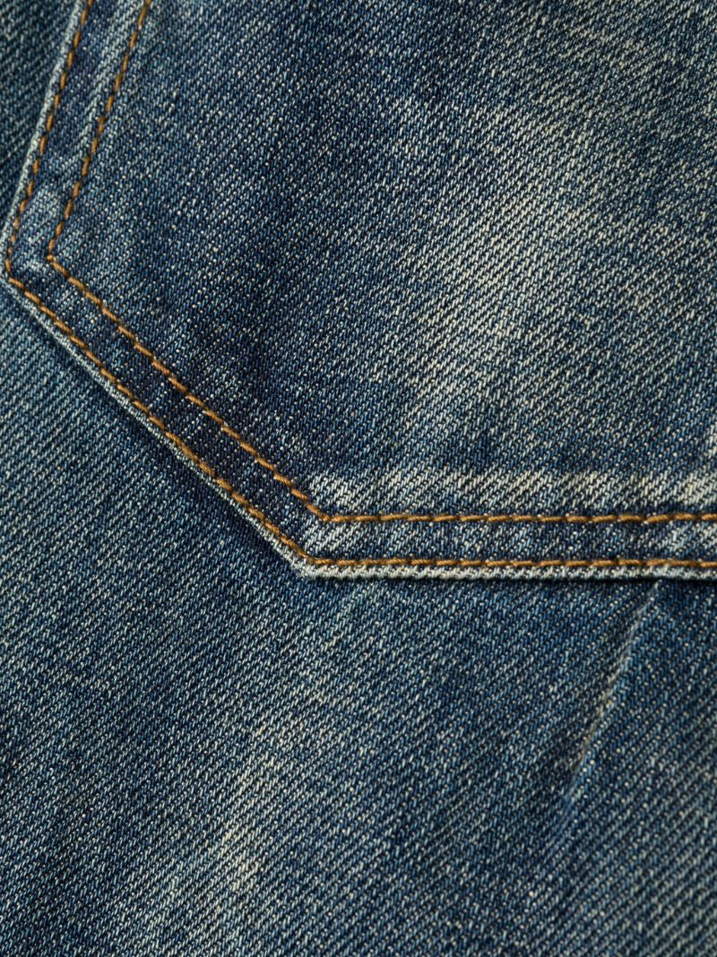 Blue Faded Slim Fit Jeans