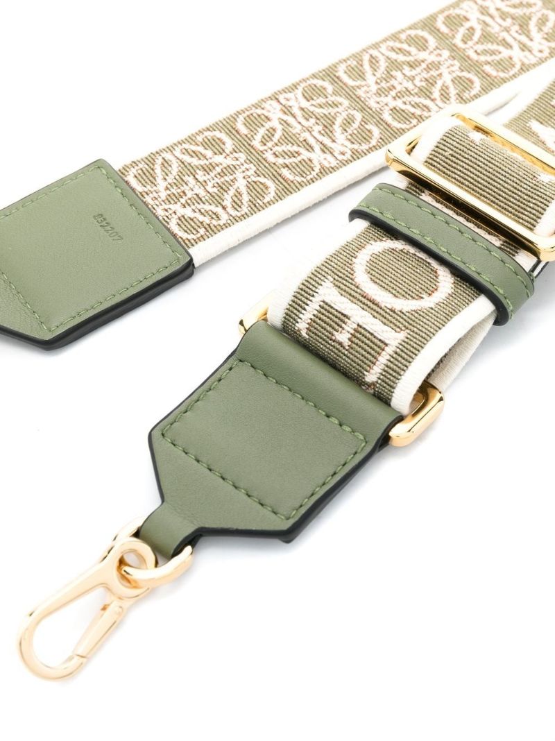 Green Anagram Logo Bag Strap