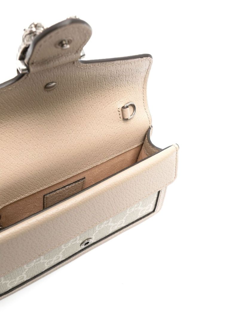 Neutral Dionysus Super Mini Gg Supreme Cross Body Bag