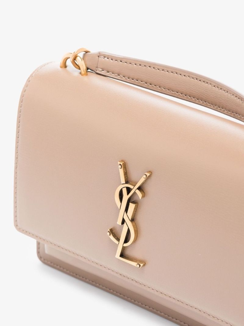 Neutral Sunset Mini Leather Shoulder Bag