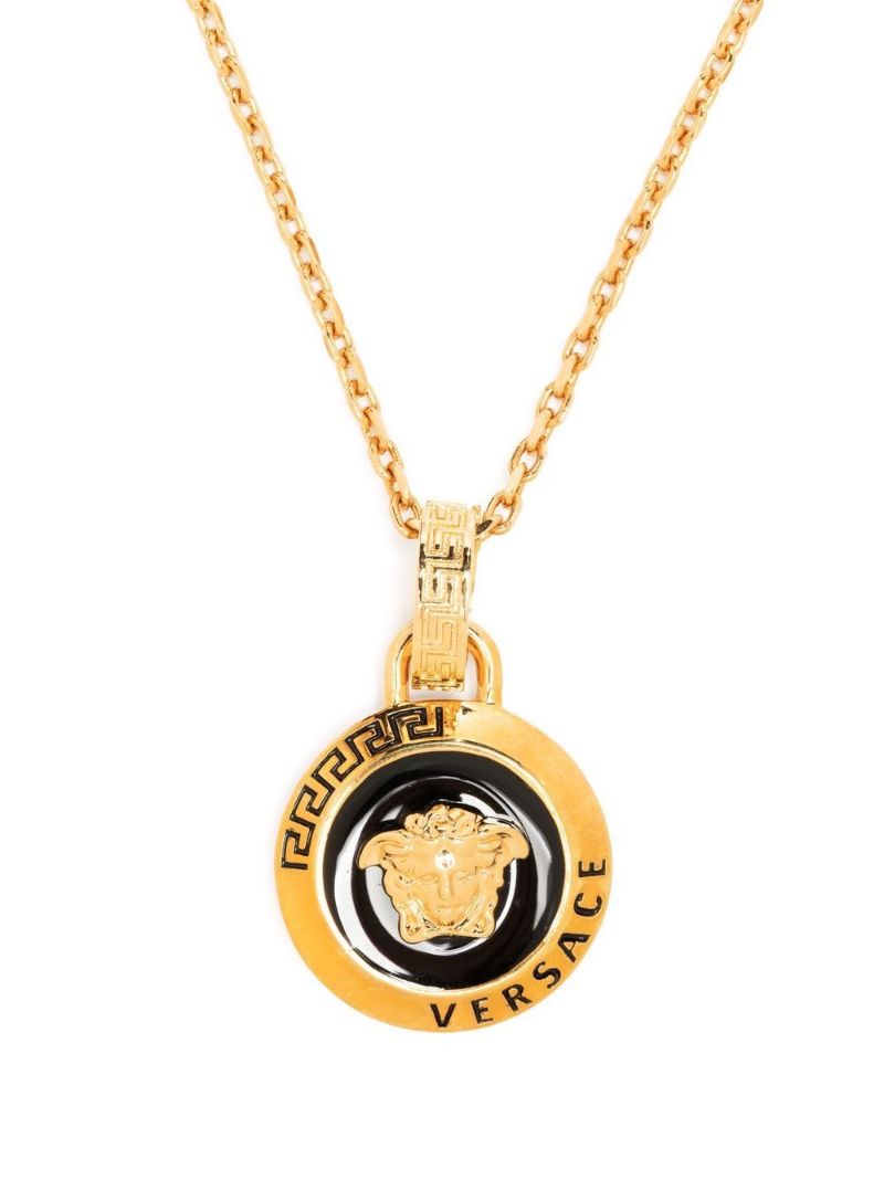 Gold-tone Medusa Necklace