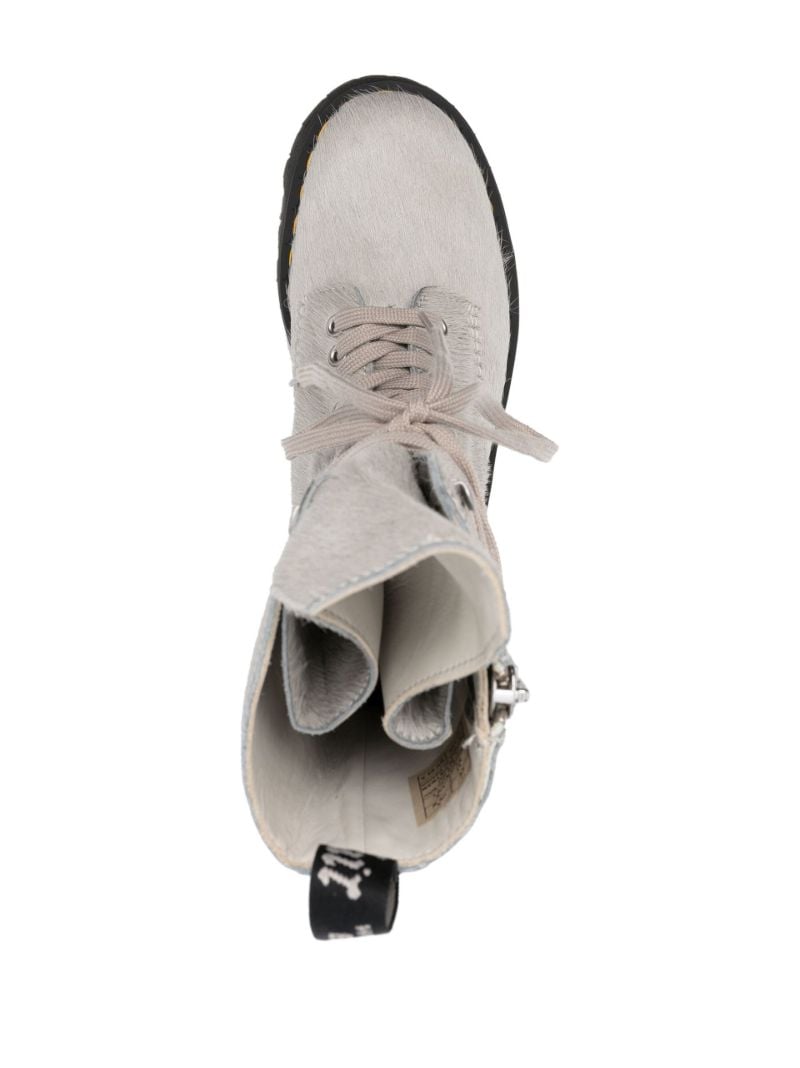 X Dr. Martens Grey Quad Sole Boots