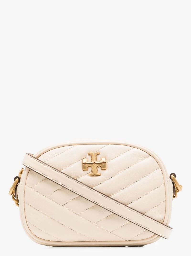 Neutral Kira Small Quilted Leather Camera Bag