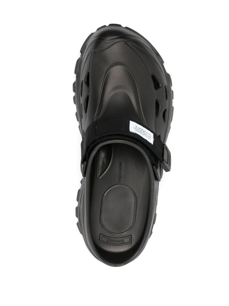 Black Mok Rubber Mules